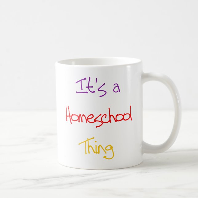 Homeschool Thing Coffee Mug (Right)