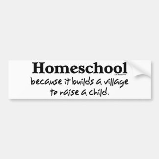 Homeschool Village Bumper Sticker