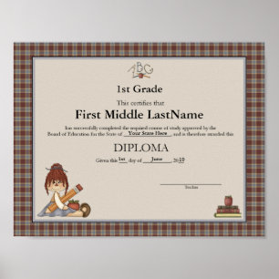 Homeschooler Diploma 2 Poster