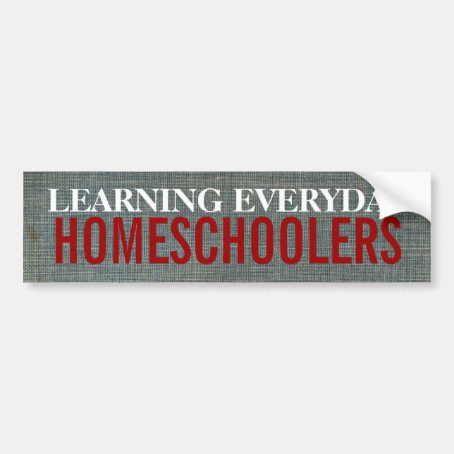 Homeschoolers Bumper Sticker (Front)
