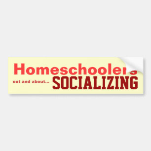 Homeschoolers - Socialising Sticker