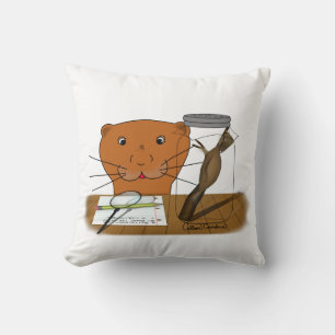 Homeschooling Oliver The Otter - The Cocoon Cushion