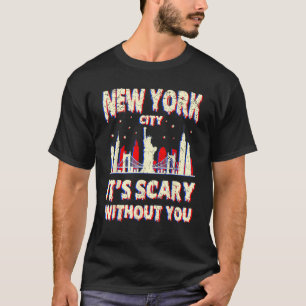 Homesick New York America American Halloween Scary T-Shirt