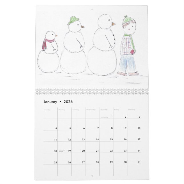 Homespun Kids Calendar (Jan 2026)