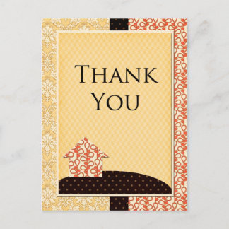 Homespun Thank You Card