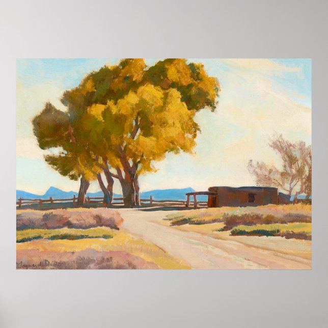 Homestead by Maynard Dixon Poster (Front)