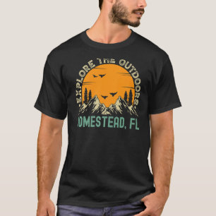 Homestead, Florida - Explore The Outdoors Premium T-Shirt