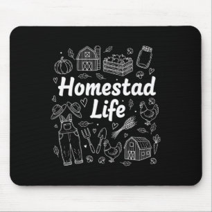 Homestead Life Farm Mum Rn Rustic Mum Mouse Mat