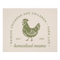 Homestead mum chicken cottagecore farm aesthetic