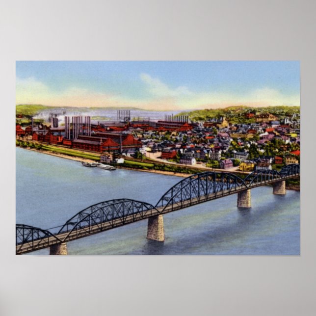 Homestead Pennsylvania Steel Mills Poster (Front)