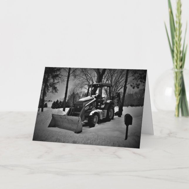 "Homestead Tractor" Christmas Card (Front)