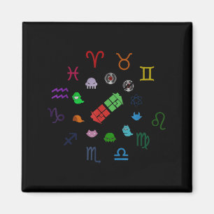 Homestuck Emblems Zodiac Signs Funny Men Women Kid Magnet