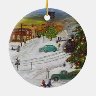 Hometown Christmas Ceramic Tree Decoration