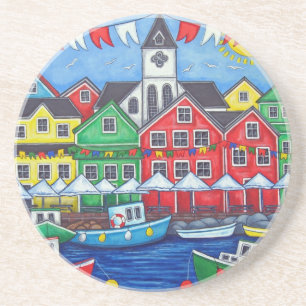 Hometown Festival Coaster by Lisa Lorenz