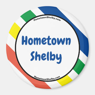 Hometown Shelby Fun Colours Magnet