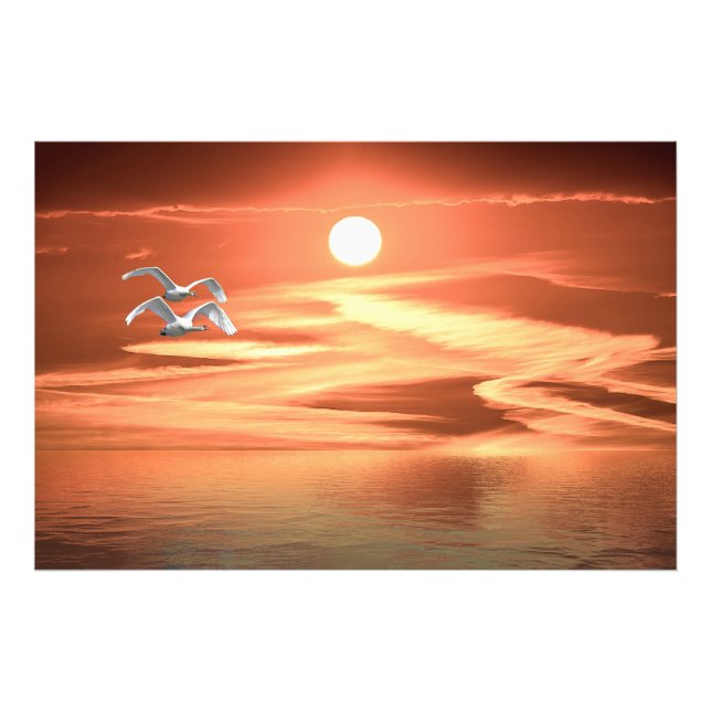 Homeward Bound at Sunset Irish Poster (Front)