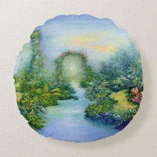Homeward Journey 1996 Round Cushion