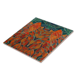 "Homeward" (painting) Tile