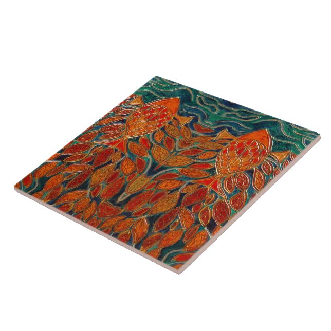 "Homeward" (painting) Tile (Side)