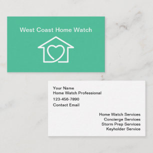 Homewatch & Concierge Services Business Card