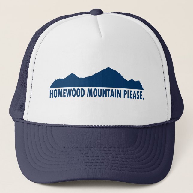 Homewood Mountain Resort Please Trucker Hat (Front)