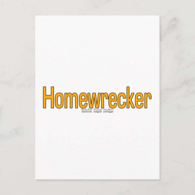 Homewrecker Postcard (Front)