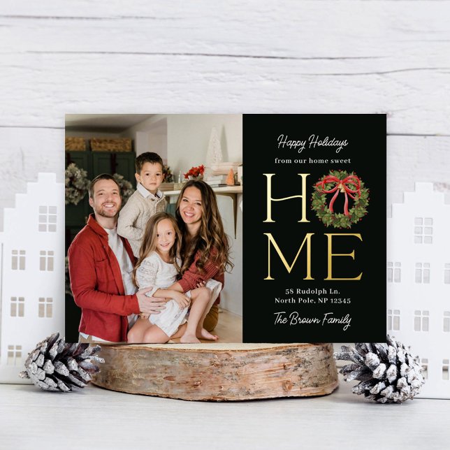 Homey Greeting FOIL Holiday Moving Announcement (Creator Uploaded)