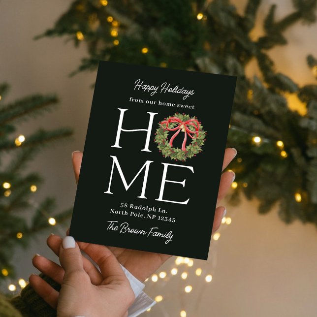 Homey Greeting Holiday Card Moving Announcement (Creator Uploaded)
