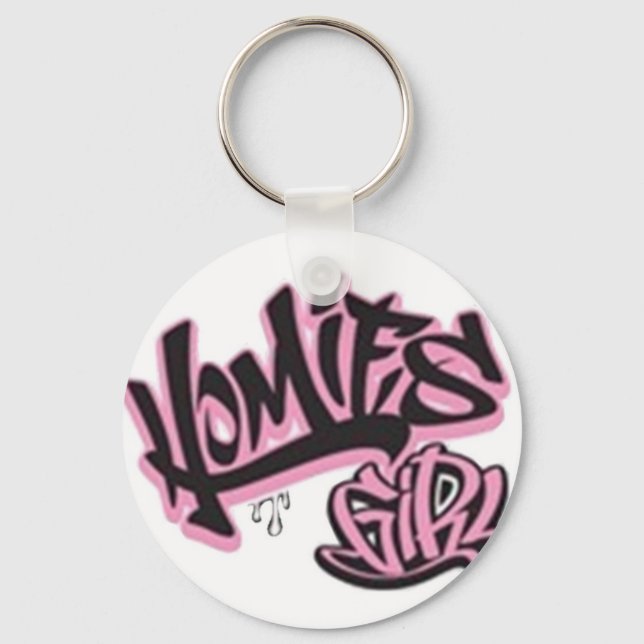 Homies Girl® Key Ring (Front)