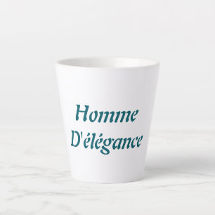 Homme  D'élégance Latte Mug