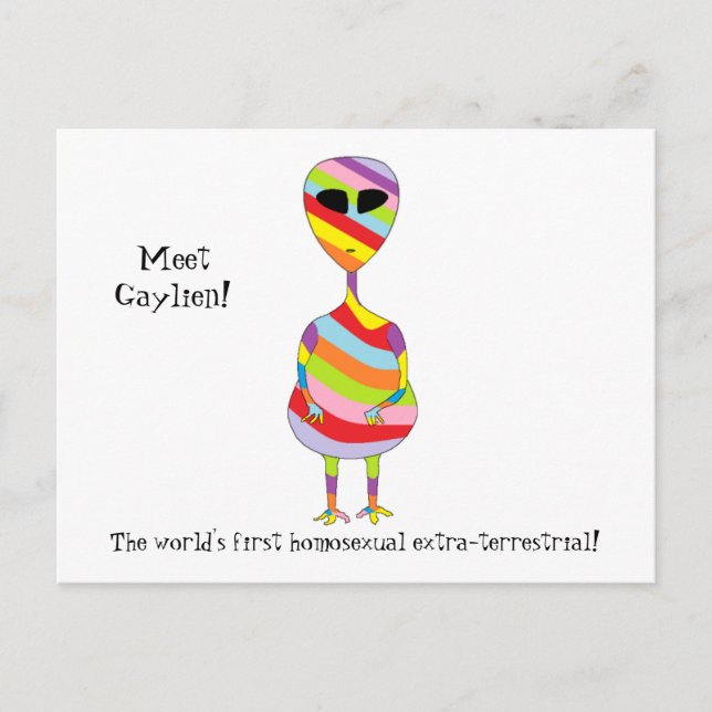 Homo-Alienus Postcard (Front)