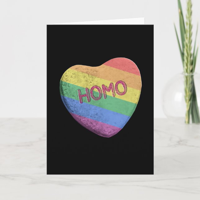 HOMO CANDY -.png Holiday Card (Front)