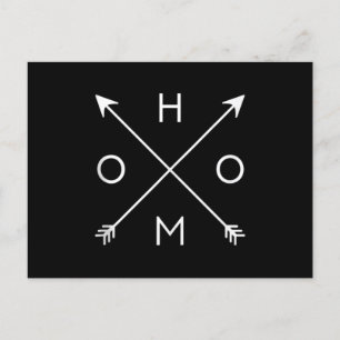 Homo Gay Pride Arrows Postcard