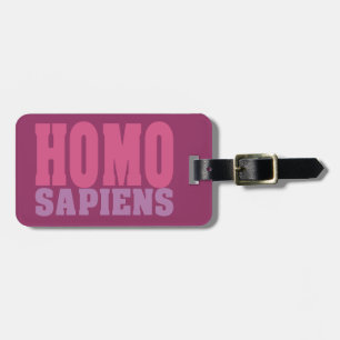 HOMO SAPIENS custom luggage tags