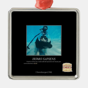 Homo Sapiens Metal Tree Decoration