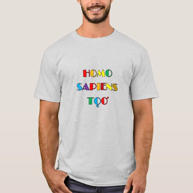 HOMO SAPIENS T-Shirt (Front)