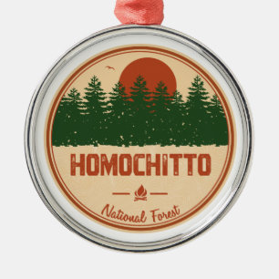 Homochitto National Forest Metal Tree Decoration