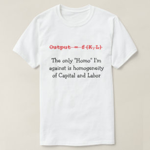 Homogeneity of Capital Design #3 T-Shirt