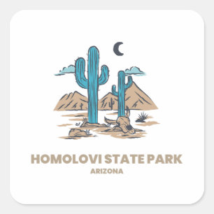 Homolovi State Park - Arizona Square Sticker