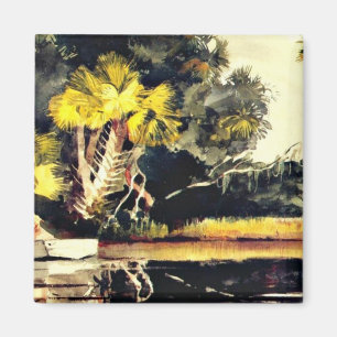 Homosassa, Jungle (Florida), Winslow Homer Magnet