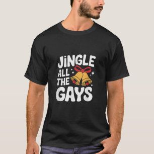 Homosexual Christmas Pun Funny Gay LGBT Xmas T-Shirt