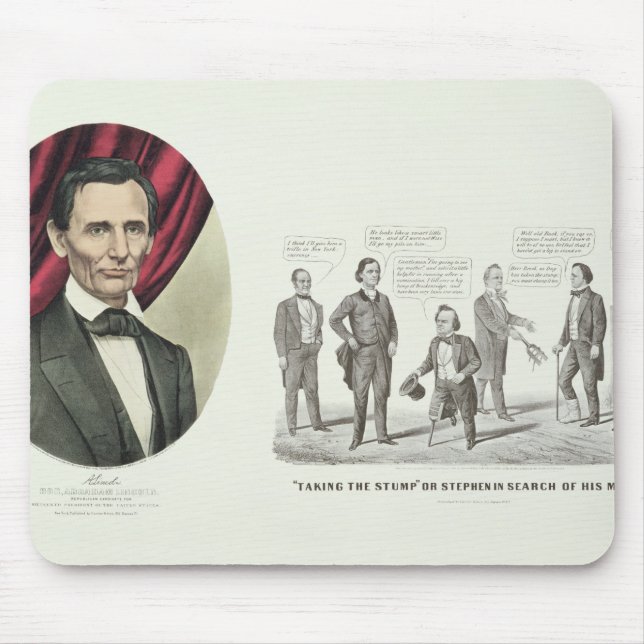 Hon. Abraham Lincoln Mouse Mat (Front)