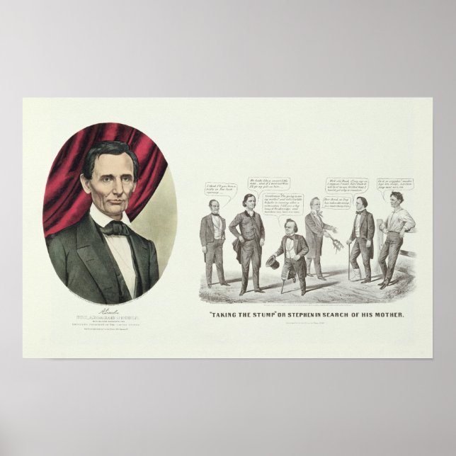 Hon. Abraham Lincoln Poster (Front)