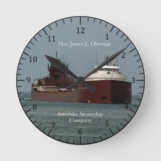 Hon. James L. Oberstar clock (Front)