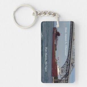 Hon James L. Oberstar PH rectangle key chain