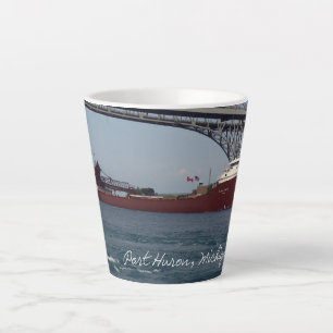 Hon James L. Oberstar Port Huron latte mug