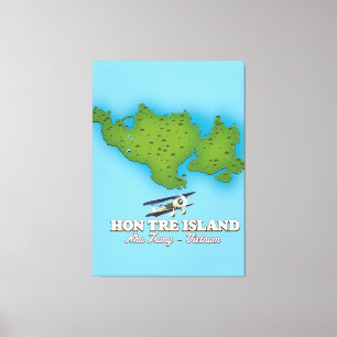 hon tre Island Vietnam Canvas Print