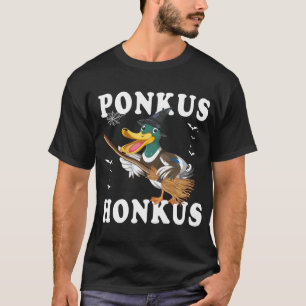 "Honcus Poncus Halloween Duck T-Shirt – Funny Cute