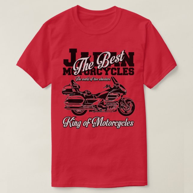 HONDA GOLDWINGS king of motorcycles 1 T-Shirt (Design Front)
