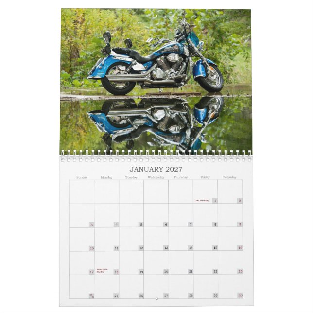 Honda VTX 2014 #1 Calendar (Jan 2027)